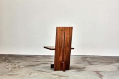Gregory Beson UNIQUE GB102 WALNUT CHAIR SCULPTED BY GREGORY BESON - 2394959