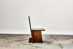 Gregory Beson UNIQUE GB102 WALNUT CHAIR SCULPTED BY GREGORY BESON - 2394962