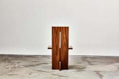 Gregory Beson UNIQUE GB102 WALNUT CHAIR SCULPTED BY GREGORY BESON - 2394970
