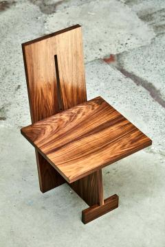 Gregory Beson UNIQUE GB102 WALNUT CHAIR SCULPTED BY GREGORY BESON - 2394976