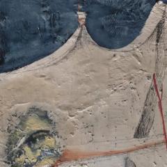 Gregory Kitterle Eris at Play Trompe loeil Figurative Painting Made With Plaster on Canvas - 3816845