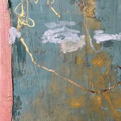 Gregory Kitterle Flat Space Abstract Fresco on Board - 3824518