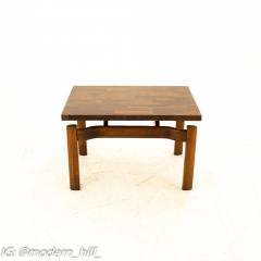 Greta Grossman Style Mid Century Walnut Formica Side End Table - 1870566