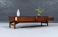 Greta M Grossman Bench Coffee Table w Drawers for Glenn of CA - 4612870