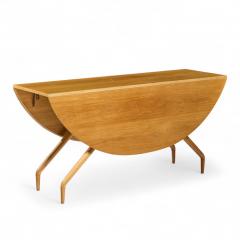 Greta Magnusson Grossman Greta Grossman for Glenn of California Walnut Spider Leg Drop Leaf Dining Table - 4410799