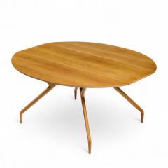 Greta Magnusson Grossman Greta Grossman for Glenn of California Walnut Spider Leg Drop Leaf Dining Table - 4410803