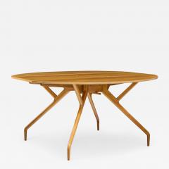 Greta Magnusson Grossman Greta Grossman for Glenn of California Walnut Spider Leg Drop Leaf Dining Table - 4412192