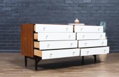 Greta Magnusson Grossman Greta M Grossman Two Tone Lacquered Walnut Dresser for Glenn of CA - 4411143
