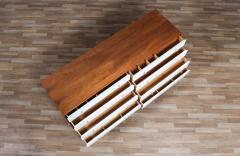 Greta Magnusson Grossman Greta M Grossman Two Tone Lacquered Walnut Dresser for Glenn of CA - 4411145