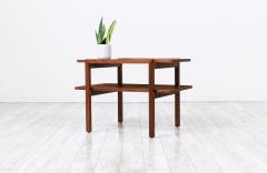 Greta Magnusson Grossman Greta M Grossman Walnut Tier Side Table for Glenn of California - 3276638