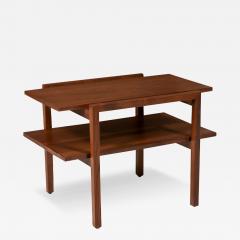 Greta Magnusson Grossman Greta M Grossman Walnut Tier Side Table for Glenn of California - 3281235