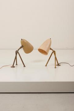 Greta Magnusson Grossman Pair of Grasshopper Table Lamps by Greta Grossman for Ralph O Smith US 1950s - 1097033