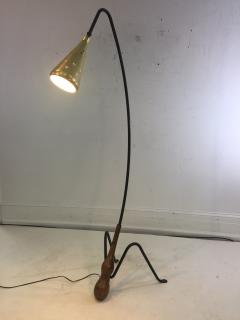 Greta Magnusson Grossman SUPERB MID CENTURY MODERNIST FLOOR LAMP IN THE MANNER OF GRETA GROSSMAN - 852842