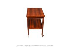 Grete Jalk Danish Modern Expandable Rosewood Bar Cart Grete Jalk for Poul Jeppesen - 3000116