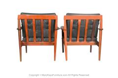 Grete Jalk Grete Jalk Danish Model 56 1960 s Pair Rosewood Lounge Chairs - 2978077