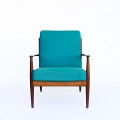 Grete Jalk Grete Jalk Lounge Chair in Solid Teak by France Son - 3151270