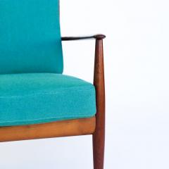 Grete Jalk Grete Jalk Lounge Chair in Solid Teak by France Son - 3151277