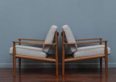 Grete Jalk Grete Jalk Lounge Chairs for France Son Model 12 - 3381366