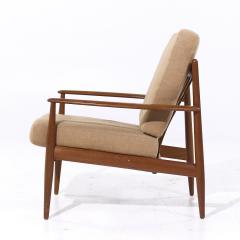 Grete Jalk Grete Jalk for France and Son F118 Mid Century Danish Teak Lounge Chairs Pair - 4051862