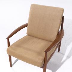 Grete Jalk Grete Jalk for France and Son F118 Mid Century Danish Teak Lounge Chairs Pair - 4051867