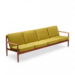 Grete Jalk Grete Jalk for France and Son Mid Century Danish Teak 4 Seater Sofa - 4532688