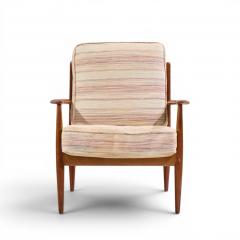 Grete Jalk Grete Jalk for France and Sons Mid Century Danish Teak Lounge Chairs Pair - 4644543