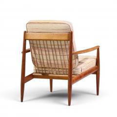 Grete Jalk Grete Jalk for France and Sons Mid Century Danish Teak Lounge Chairs Pair - 4644550