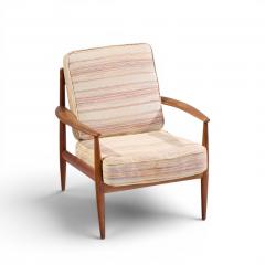 Grete Jalk Grete Jalk for France and Sons Mid Century Danish Teak Lounge Chairs Pair - 4644552
