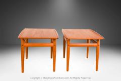 Grete Jalk Pair Mid Century Danish Modern Side Tables Grete Jalk for Glostrup - 4309082
