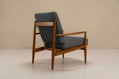 Grete Jalk Pair of Grete Jalk Model 118 armchairs in Teak for France Daverkosen 1950s - 2947789