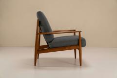 Grete Jalk Pair of Grete Jalk Model 118 armchairs in Teak for France Daverkosen 1950s - 2947790