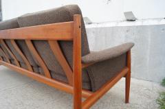 Grete Jalk Rare Four Seat Teak Sofa by Grete Jalk for France Sons - 187935