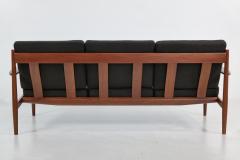 Grete Jalk Scandinavian Modern Three Place Sofa Designed by Grete Jalk - 4009816