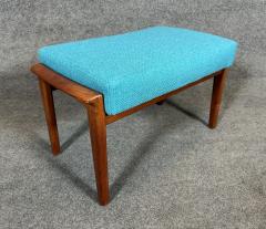 Grete Jalk Vintage Danish Mid Century Modern Teak Lounge Chair and Ottoman by Grete Jalk - 3414633
