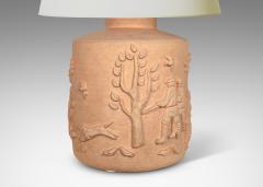 Grete M ller Large Charming Lamp with Outdoor Reliefs by Grete and Tom M ller - 3701685