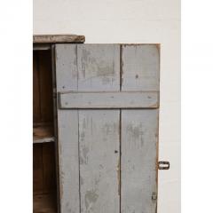 Grey Painted Rustic Country Cabinet - 3654252