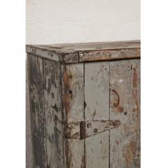 Grey Painted Rustic Country Cabinet - 3654254