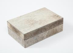 Grey Ponyskin Keepsake Box - 1691422