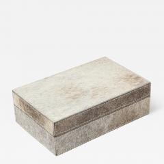 Grey Ponyskin Keepsake Box - 1693725