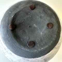 Grey and White Moonvase with Decorative Openings by Aram C  - 4576368