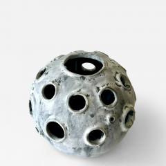 Grey and White Moonvase with Decorative Openings by Aram C  - 4576410