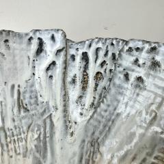 Grey and White Patterned and Textured Bowl by Aram C  - 4570730