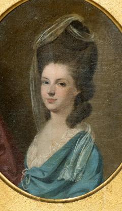 Group Of Four Georgian Framed Family Portrait Paintings - 4382712