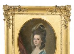 Group Of Four Georgian Framed Family Portrait Paintings - 4382714