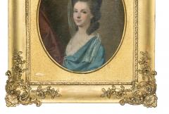 Group Of Four Georgian Framed Family Portrait Paintings - 4382715