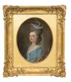 Group Of Four Georgian Framed Family Portrait Paintings - 4382716