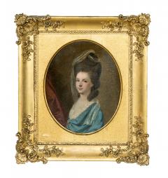 Group Of Four Georgian Framed Family Portrait Paintings - 4382724