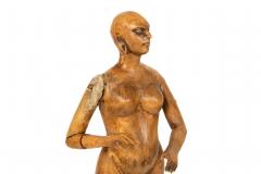 Group of 15 Carved Wood Sculpture Figural Studies or Artist Models 20th Century - 4814400