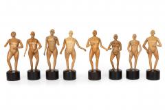 Group of 15 Carved Wood Sculpture Figural Studies or Artist Models 20th Century - 4814408