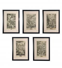 Group of Five Engravings from Ovids Metamorphoses England 1717 - 3839966